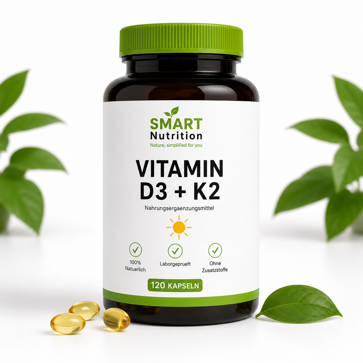 Vitamin D3 + K2